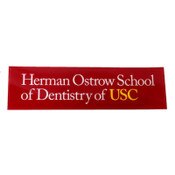 USC Trojans Herman Ostrow School of Dentistry Decal